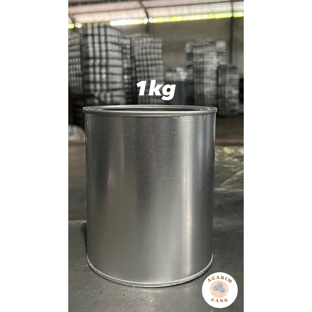 Kaleng Kosong/ Kaleng Cat/ Kaleng Baru Polos 1 Kg