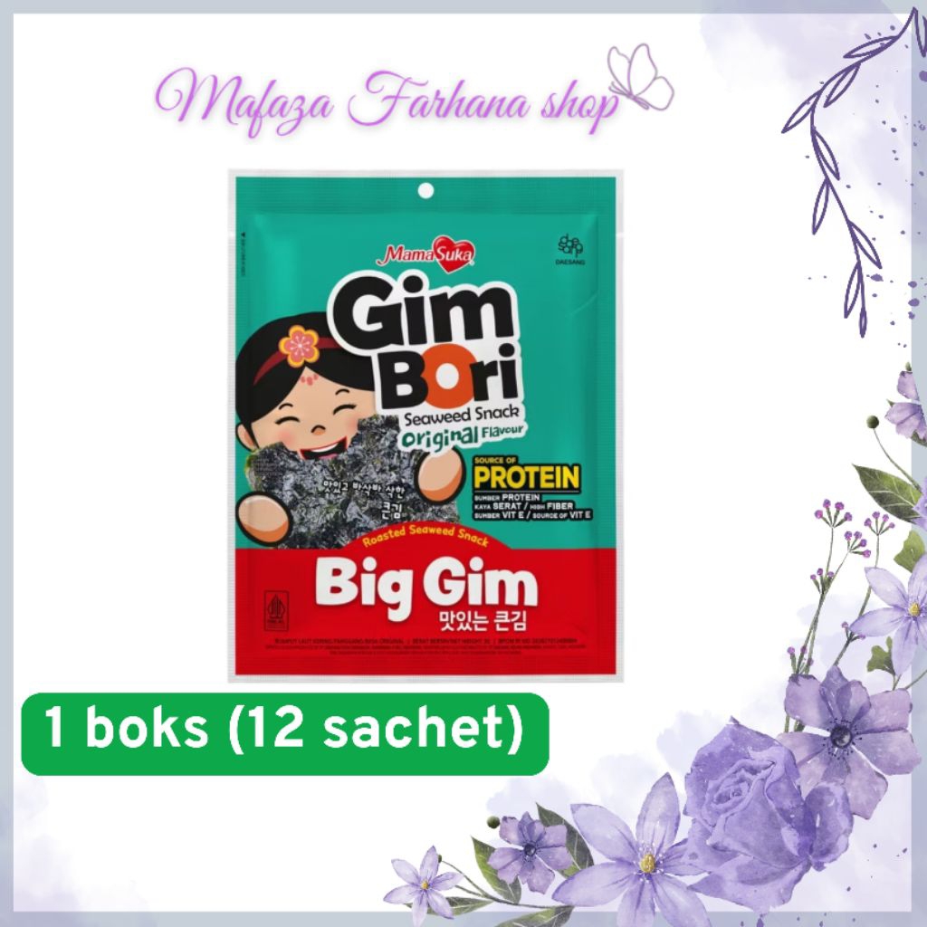

Snack Nori Gim Boru Big Gim Original 1 boks (12 sachet)
