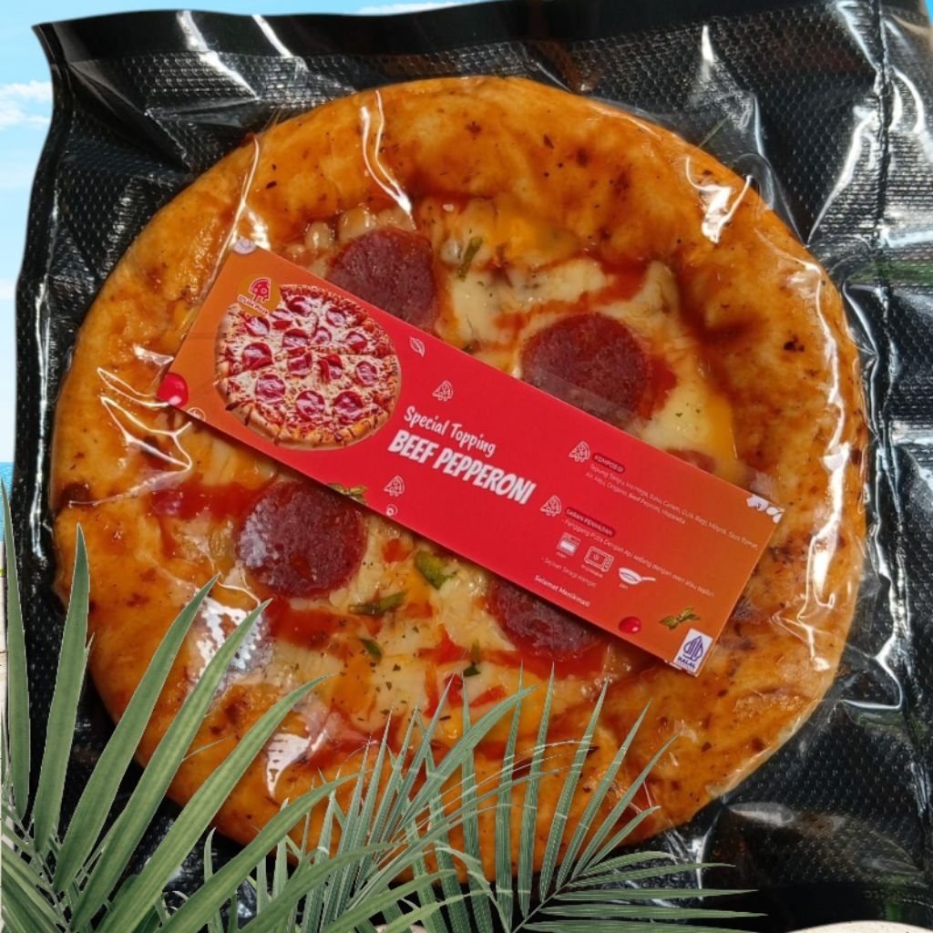 

Pizza Frozen Size 20cm dengan banyak variant topping.sudah matang siap santap