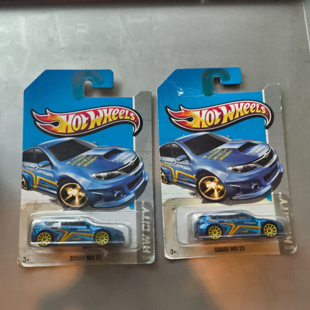 Hot Wheels Subaru WRX STI Biru HW City 2013