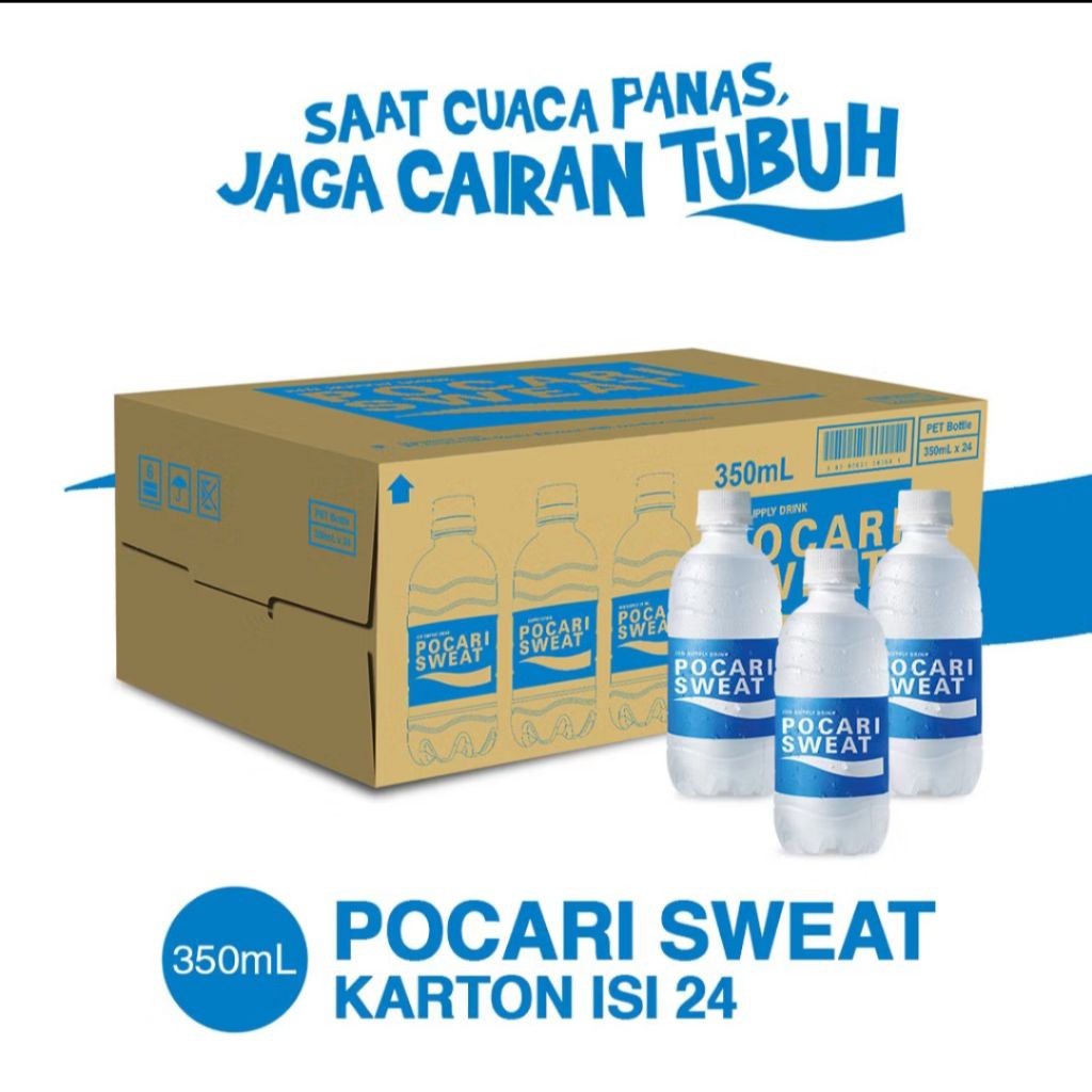 

POCARI SWEAT Pet 350ml 1karton (24 Botol)