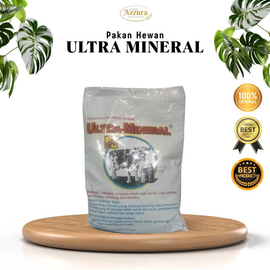 Ultra Mineral premik untuk hewan ternak, sapi, kambing dan domba BB 1 KG