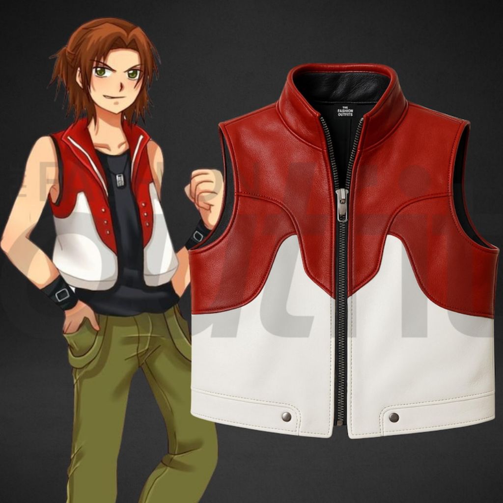Cowboy Cosplay Rompi outfit Rompi kulit imitasi Pria wanita unisex Retro Sleeveless Biker Jaket mera