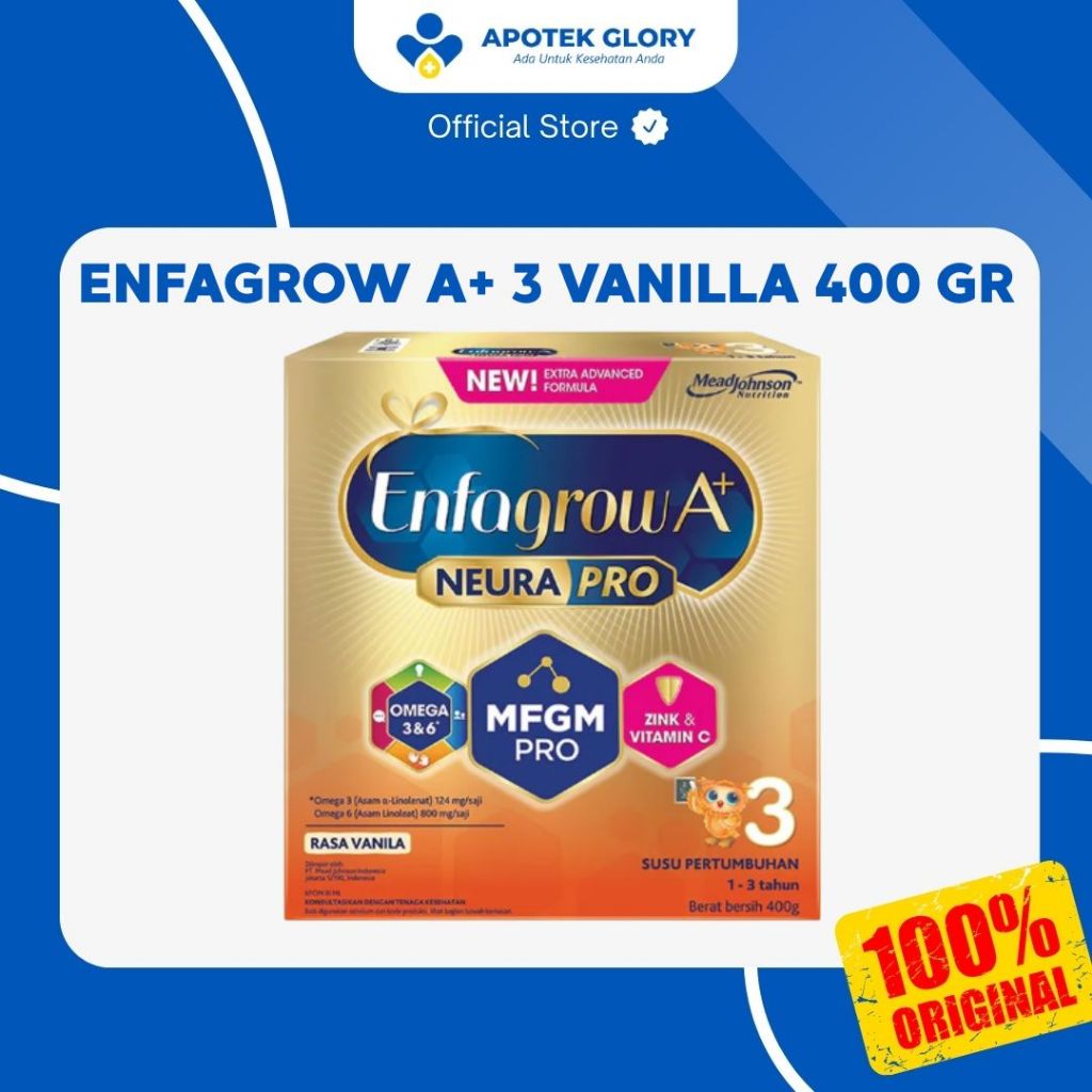 

ENFAGROW A+ VANILLA 400GRAM SUSU YANG MEMBANTU PERKEMBANGAN TUMBUH ANAK