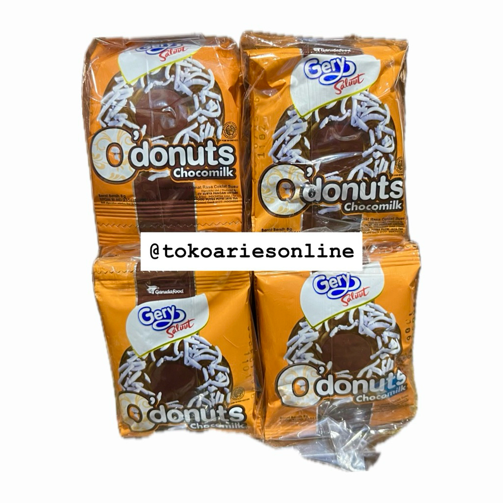 

Gery O'donuts Chocomilk (isi 24 Pcs)