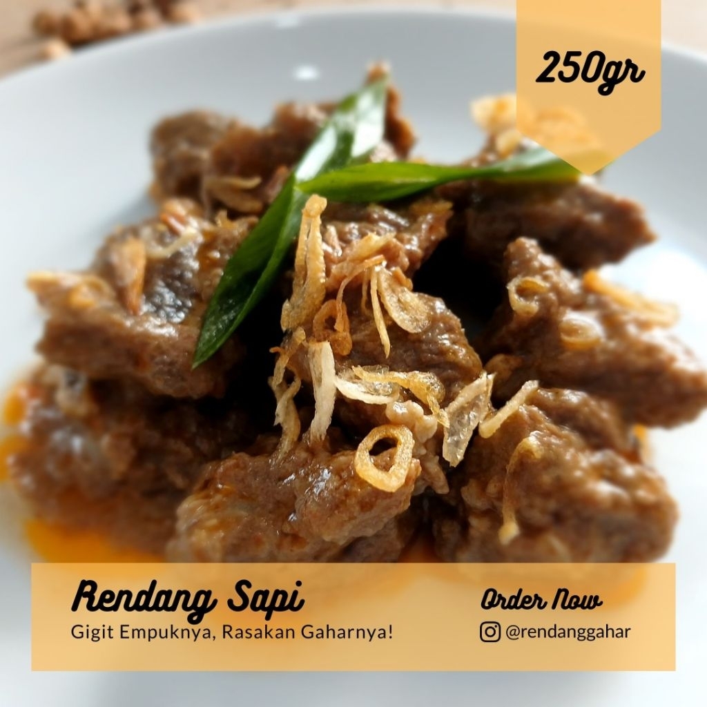 

Rendang Gahar - Rendang Sapi Siap Saji (250 gr)