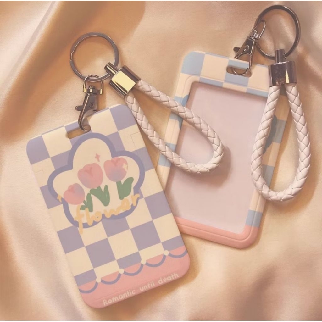 

id Card Holder Korean motif lucu /Tempat Kartu Photocard Photo Card Flower
