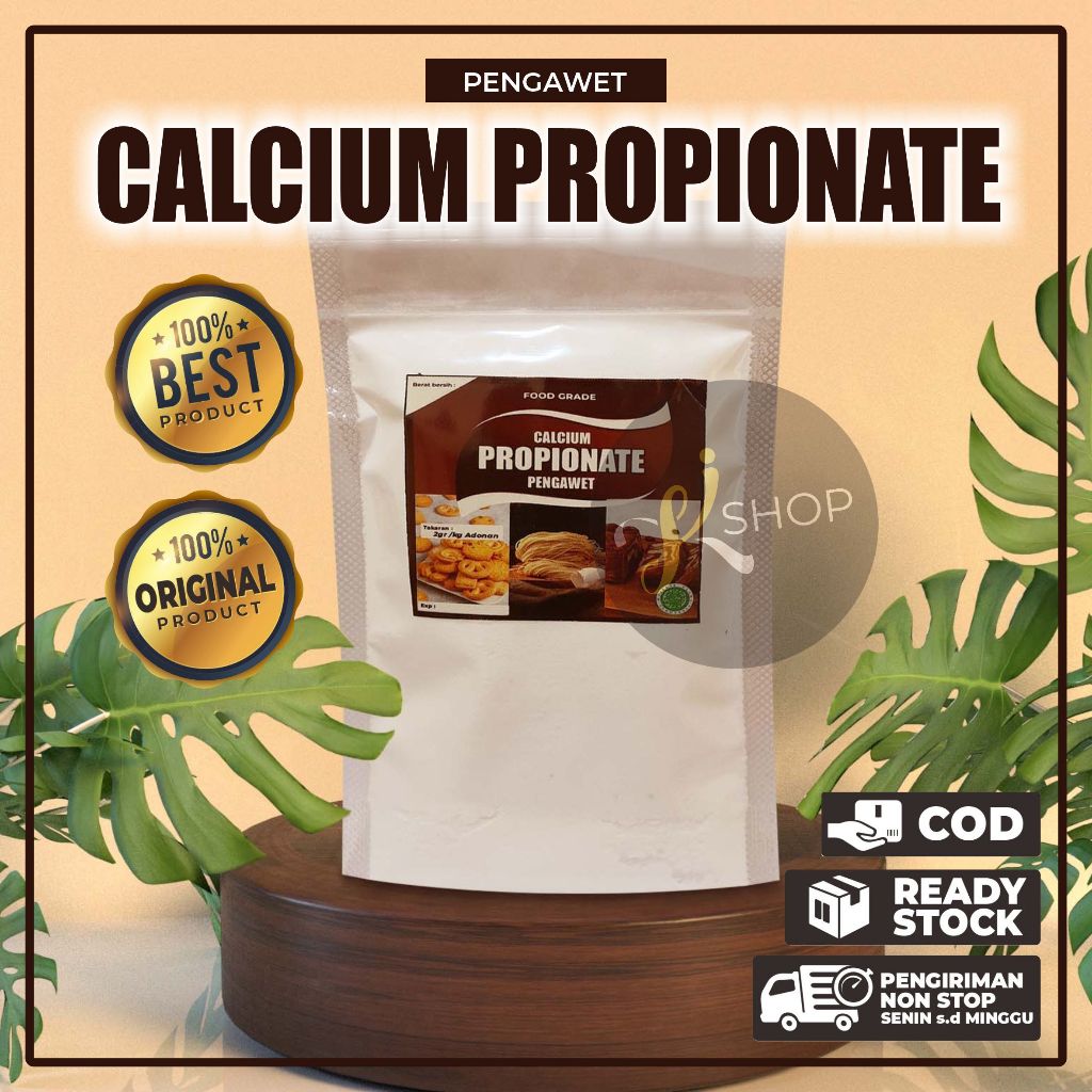 

Calcium Propionate 100gr / Pengawet Roti, Kue, Mie, Dll