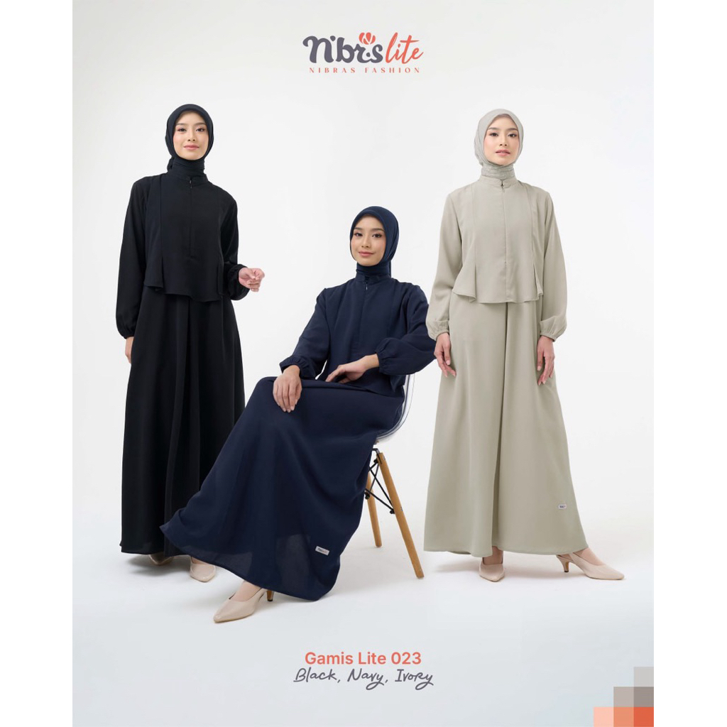 GAMIS LITE 023 NIBRAS BAHAN WOOLPEACH GAMIS REMAJA GAMIS WANITA KEKINIAN