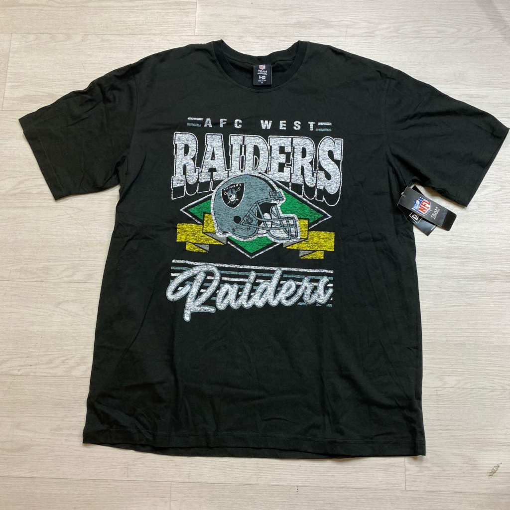 New Era Tee NFL AFC West Raiders Script