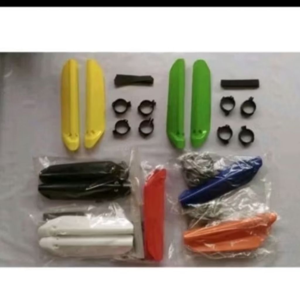 COVER SHOCK KLX 150 TUTUP SHOCK KLX 150 FORK GUARD KLX 150 TRAIL SUPERMOTO MOTOCROSS