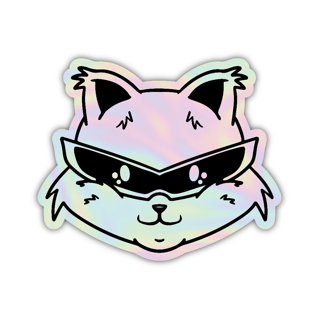 

Z459 sticker karakter y2k aesthetic, stiker hologram satuan