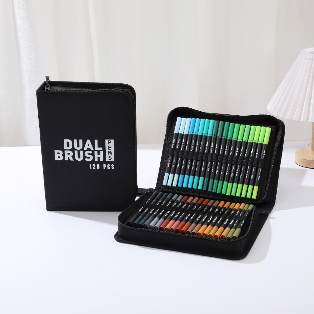 

DUAL TIP BRUSH PEN SPIDOL ANAK 2 SISI