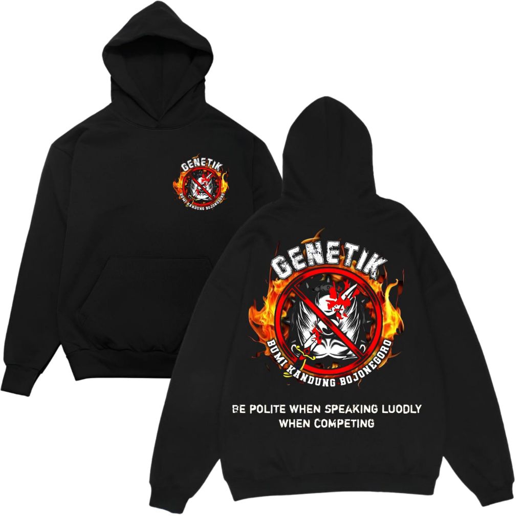 Promo Jaket Hoodie Genetik Bumi Kandung Bojonegoro/Bojonegoro/Cotton Fleece premium Distro pria wani