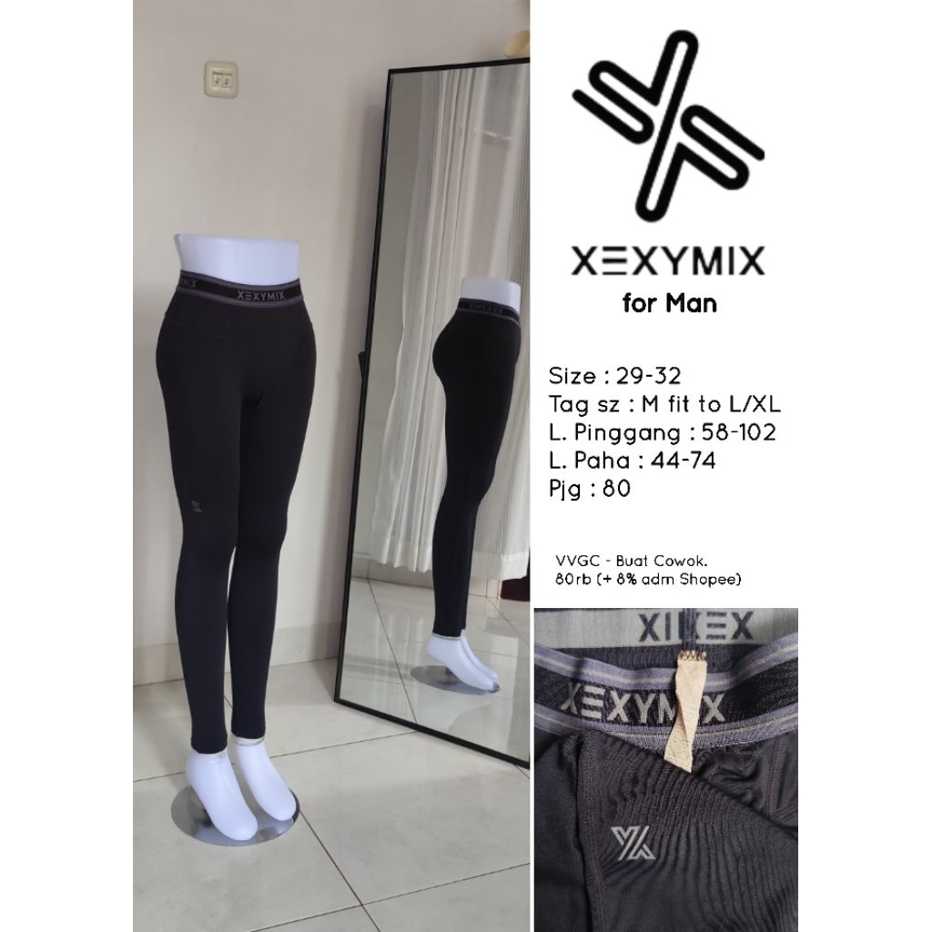 [BELOVED SHOP] MURAH - LEGGINGS SPORT COWOK N1K3 / XEXIMIX / HEAD / 2Xyu / dll