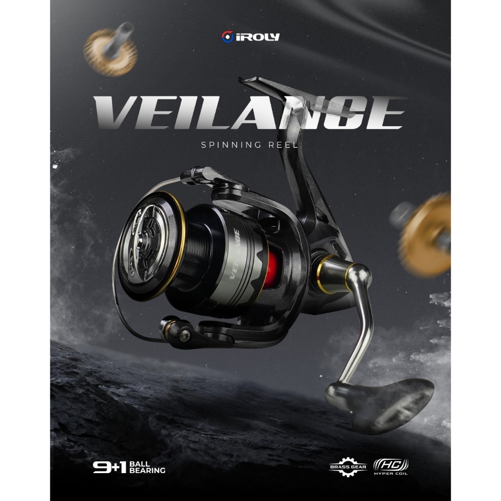 Reel Iroly Veilance Carbon Wormshaft Brass Gear