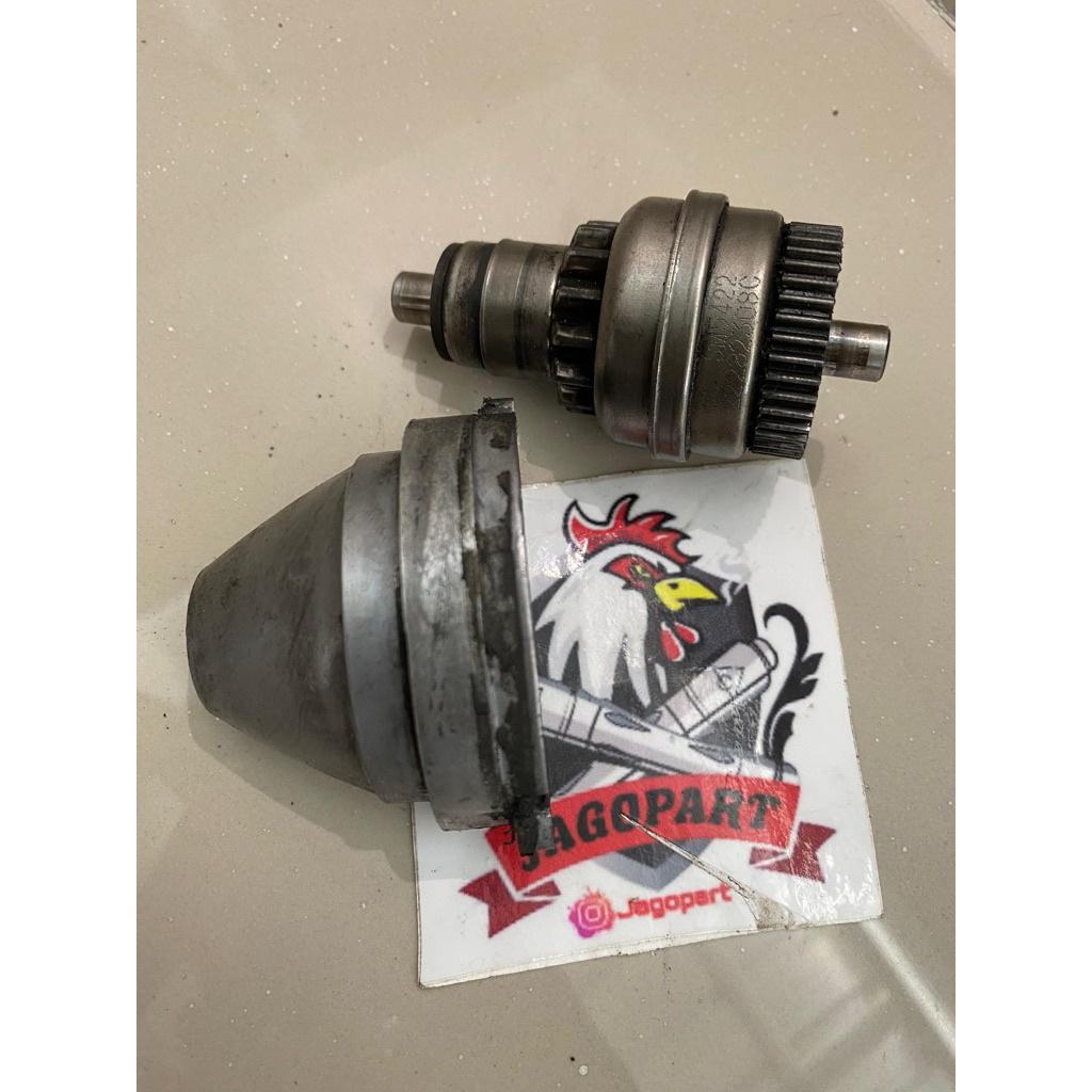 Gigi granat stater original beat karbu Lengkap tutupnya sesuai poto