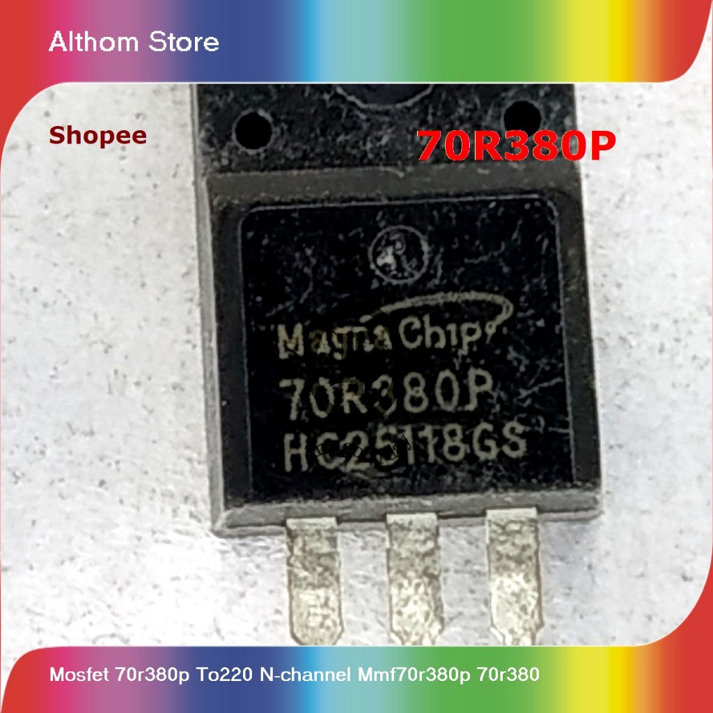mosfet 70r380p to220 n-channel mmf70r380p 70r380