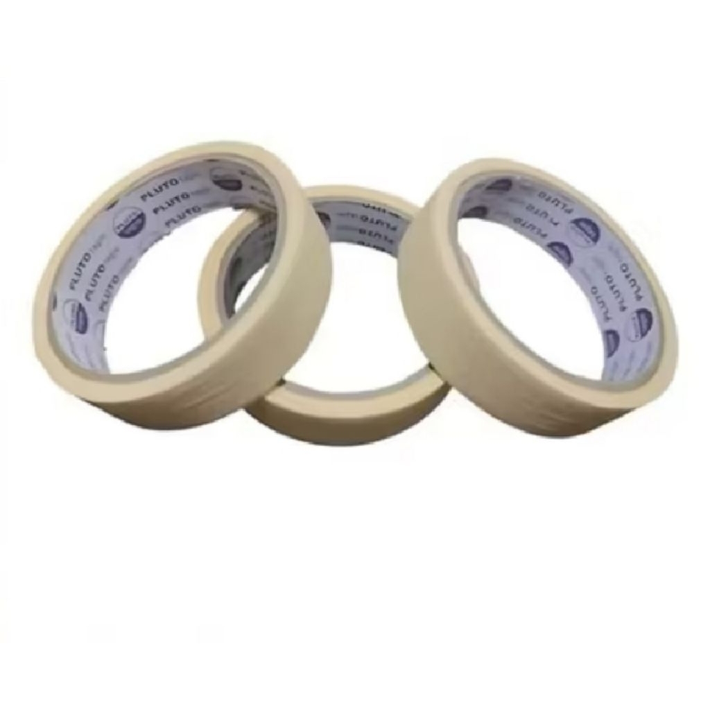 

Lakban kertas / Masking Tape 1 inch x 12 yard