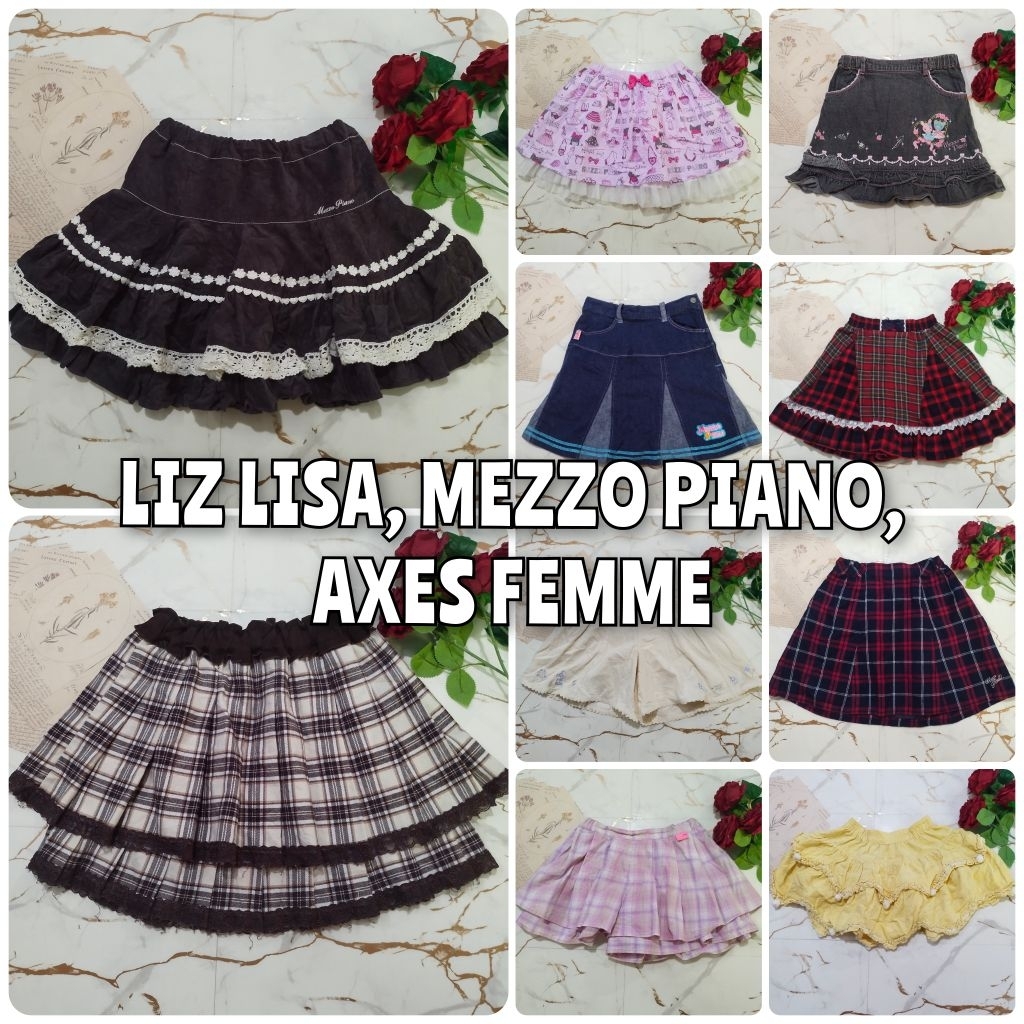 (LIZ LISA, MEZZO PIANO, AXES FEMME ) HOTPANT, ROK, ROKCEL, ATASAN PREMIUM