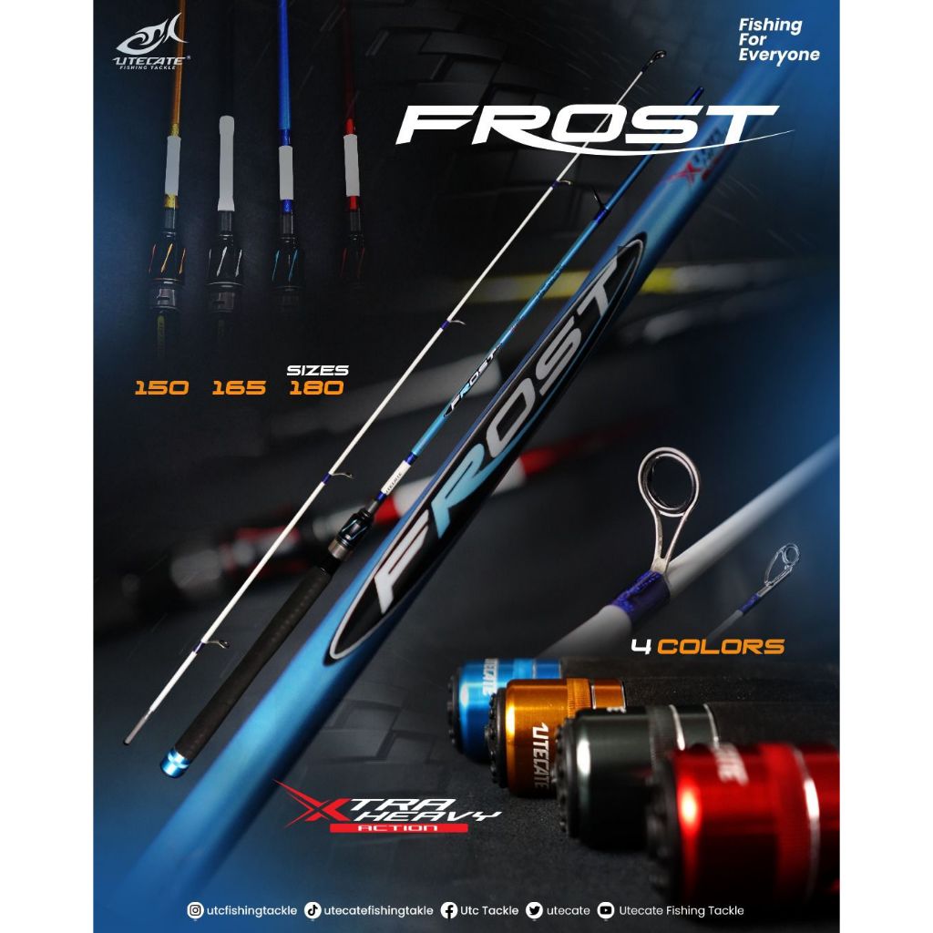 Joran Spinning Utecate Frost Cincin Mixed Fuji Medium Light Karbon Solid Full Eva