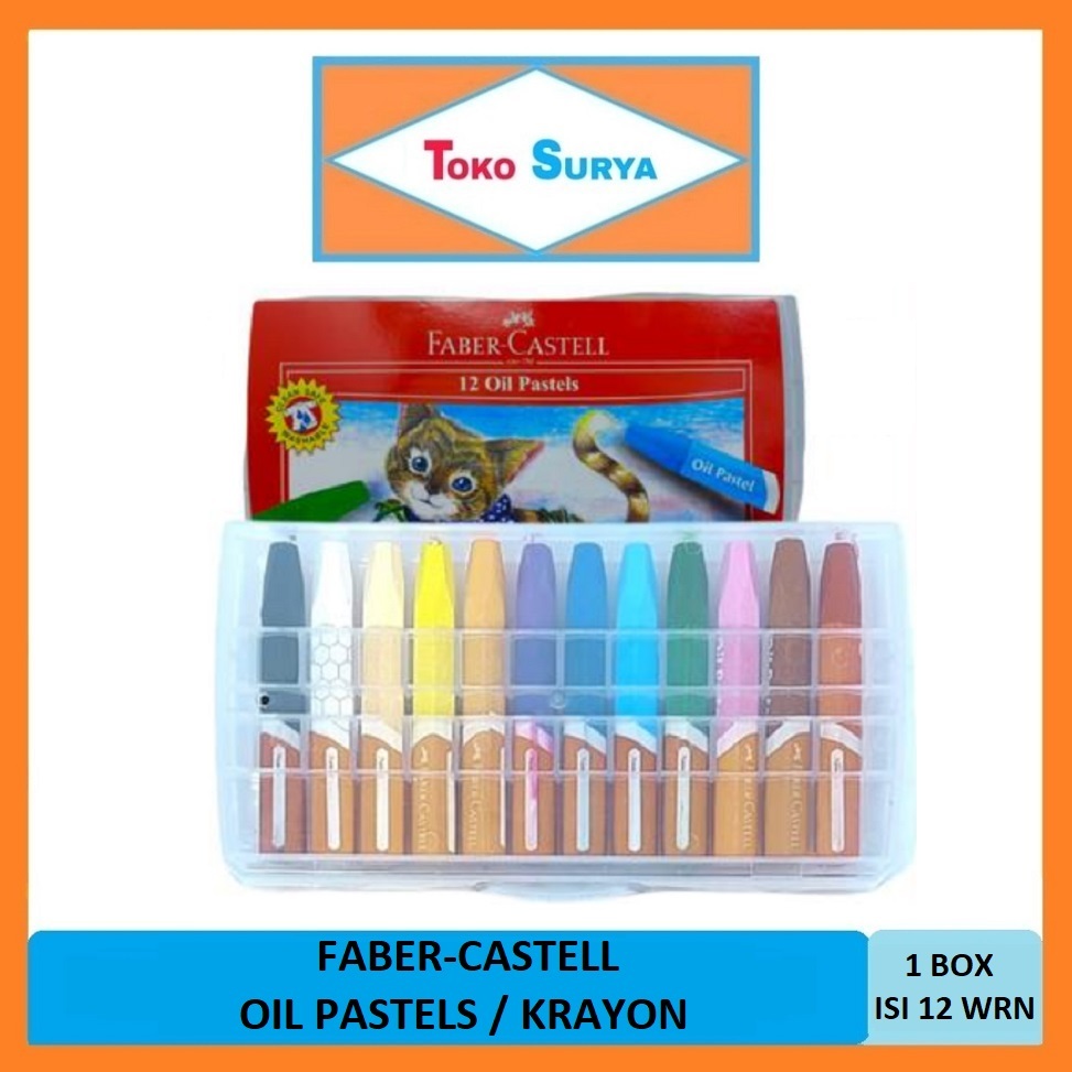 

Faber Castell Krayon Minyak Oil Pastels 12 Warna