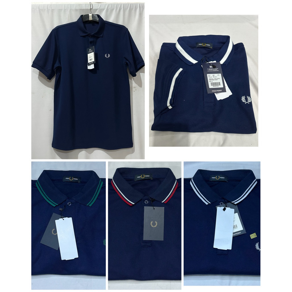 Baju Kerah Polo FP Edisi warna Navy Biru Dongker