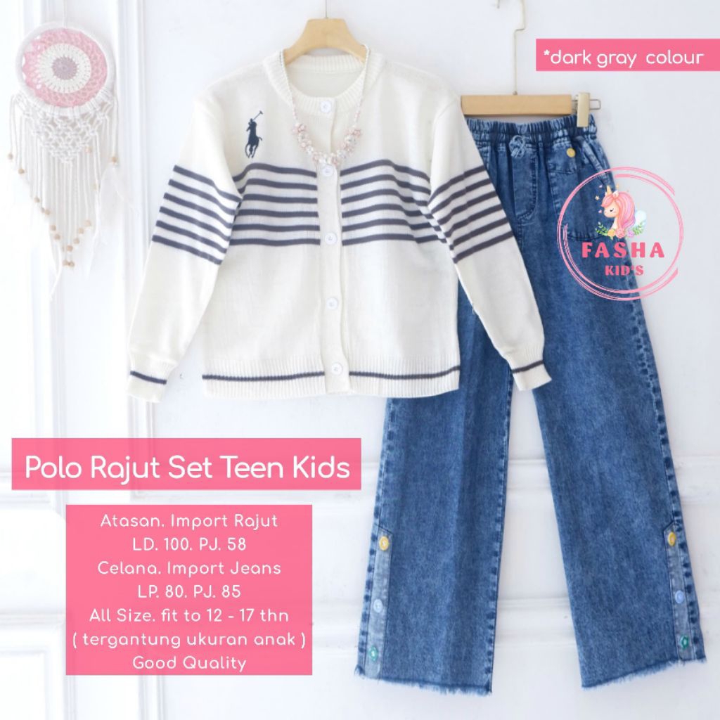 SETELAN ANAK REMAJA PEREMPUAN 7-13th / 13-17th / 11-15th