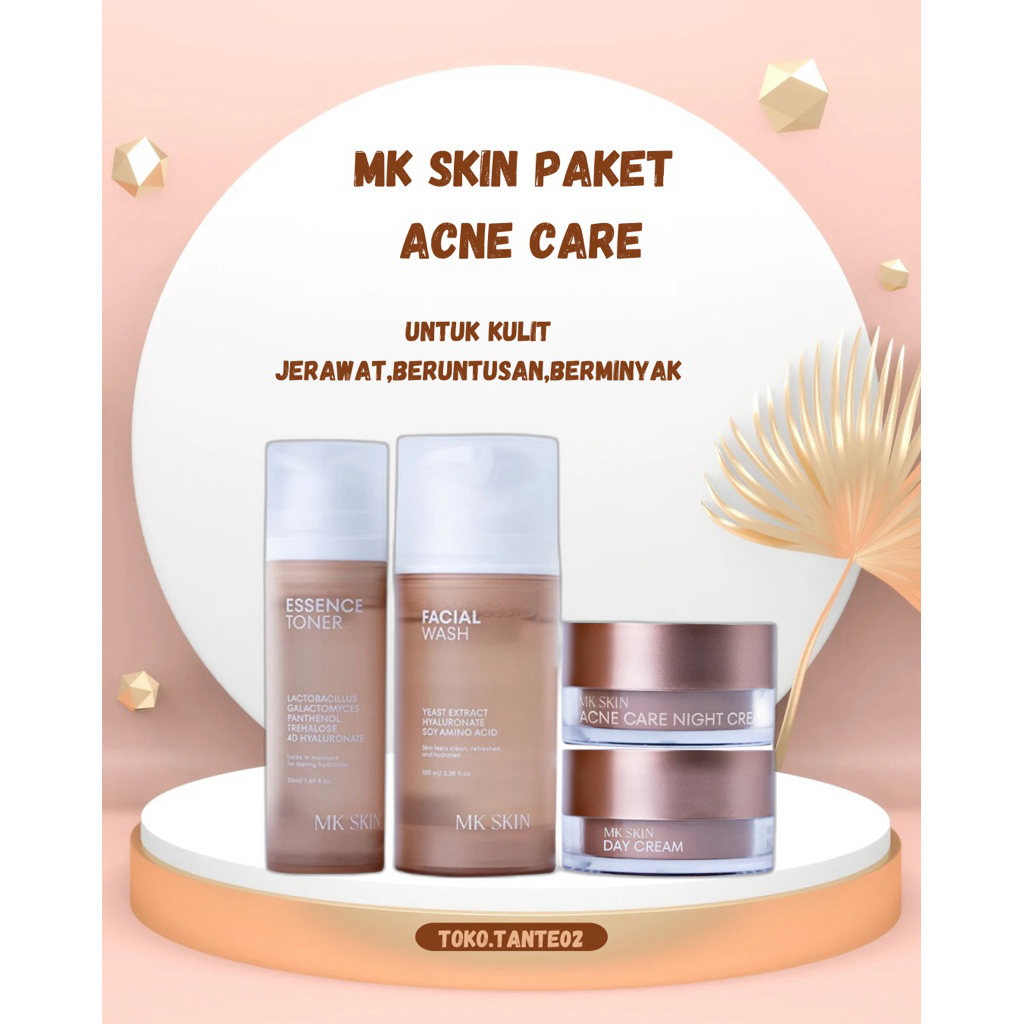 Paket Acne/MK Skin Paket Acne/Paket Acne/Paket Jerawat MK Skin