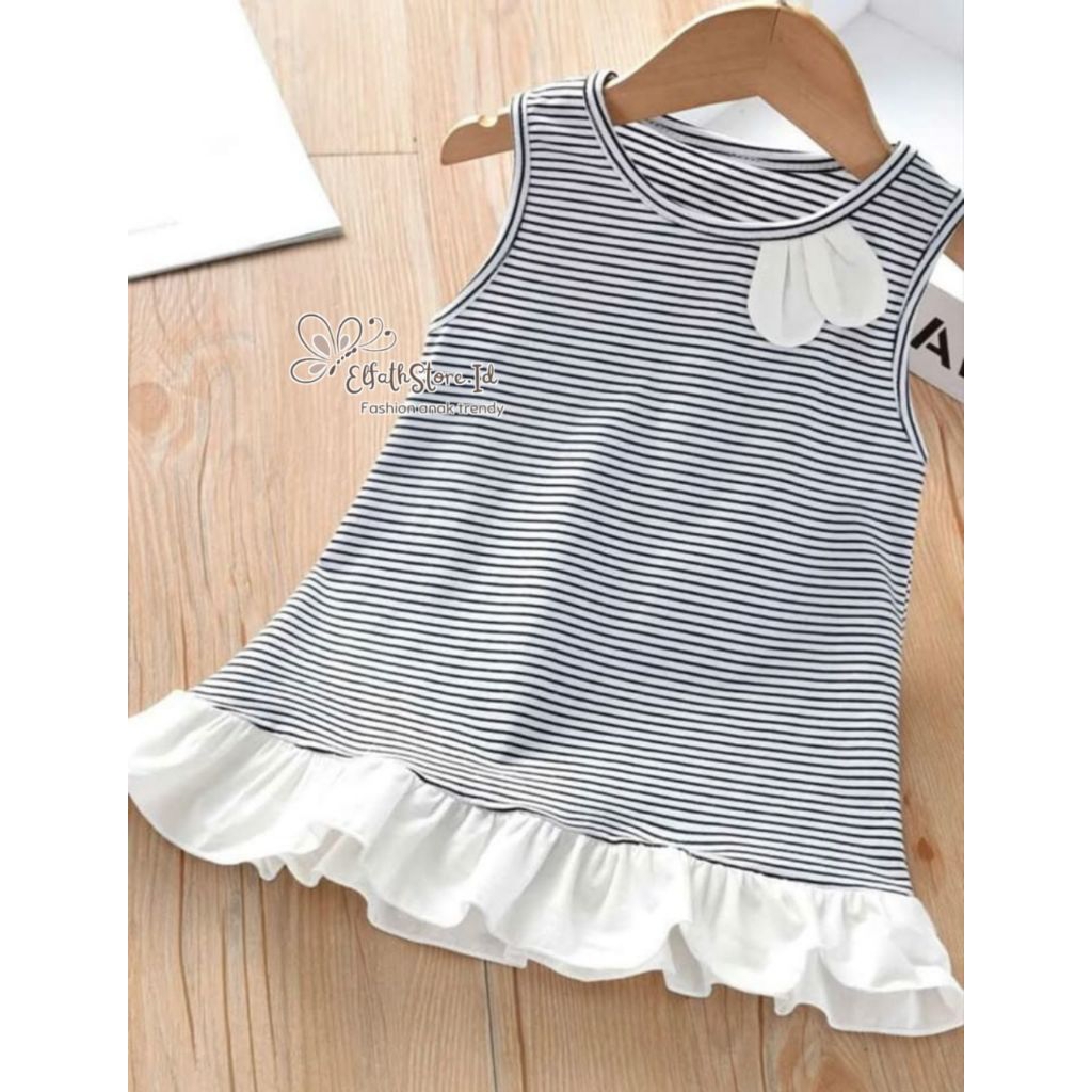Dress Blaster Kaos Anak Perempuan Rib Knite 1-6 Tahun