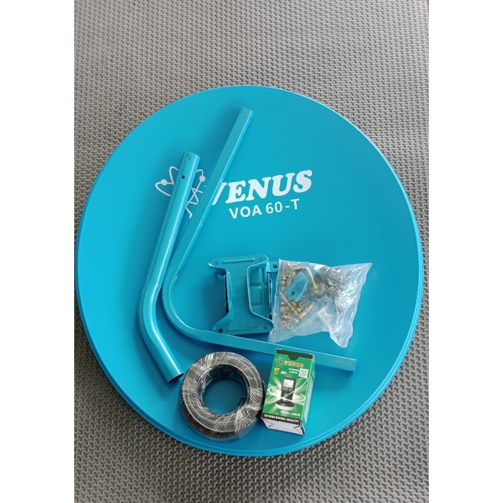 Parabola merek venus warna biru dim 60 cm isi 10 set