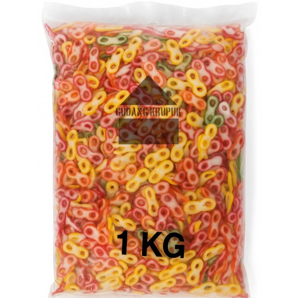 

Kerupuk mentah angka depalan 1 kg kualitas premium