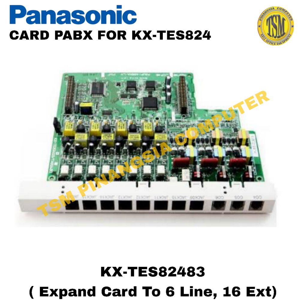Panasonic KX-TES82483 Card Expansion Pabx KX-TES824 (TES 82483)