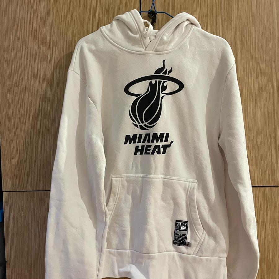 OFFICIAL Hoodie NBA Miami Heat White (Size M)