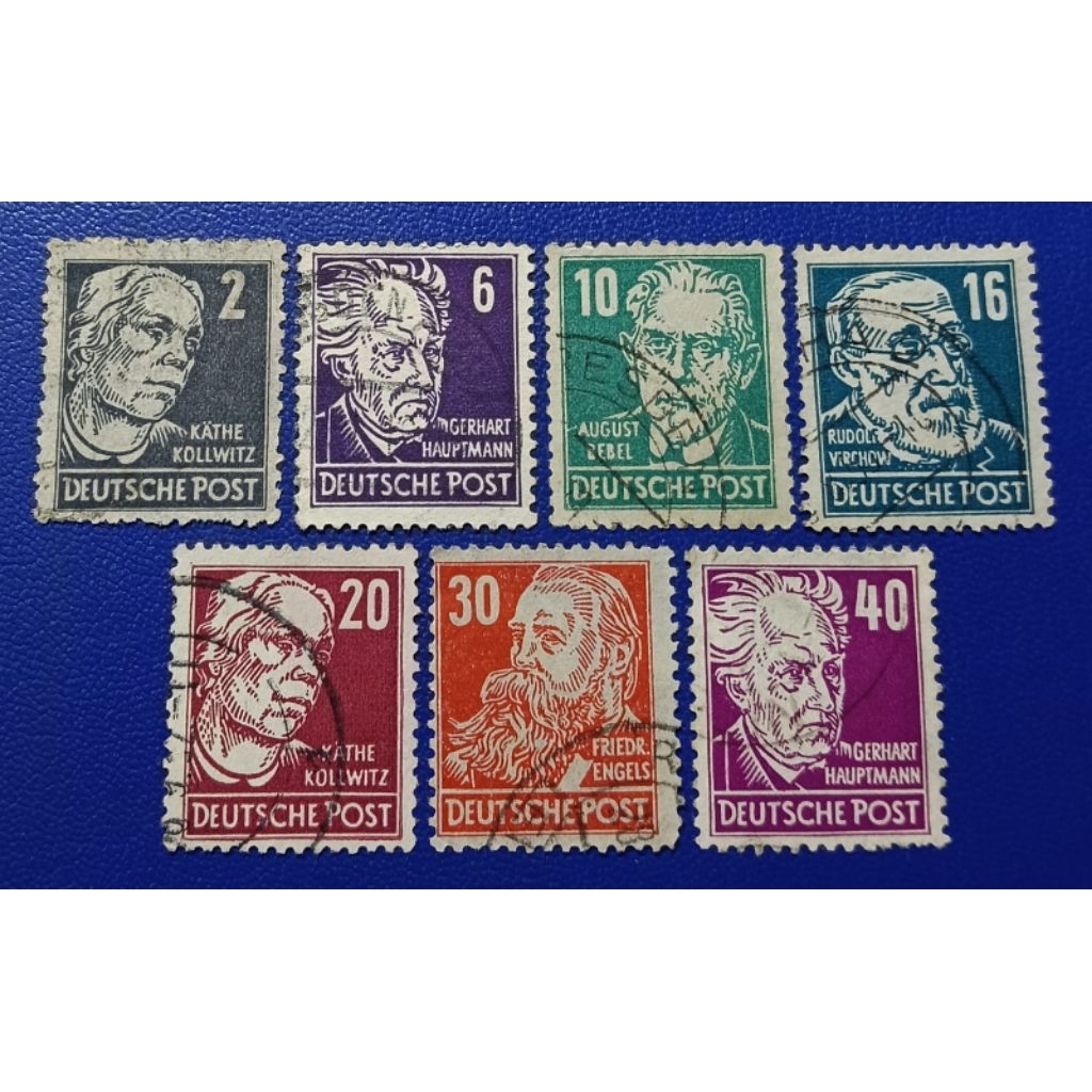 

Prangko Lawas LN German Lama 7 Keping