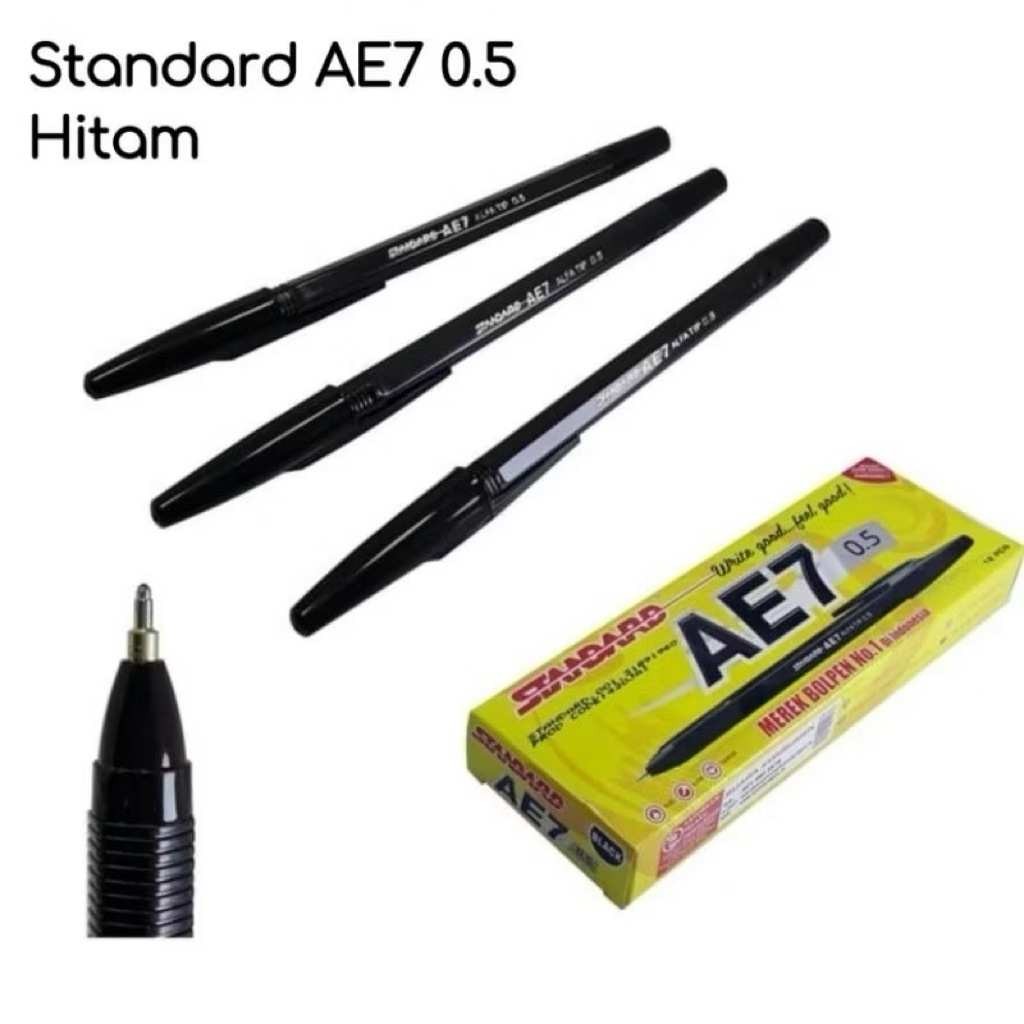 

( 1 pcs ) Pulpen Pena Bolpen Standard AE 7 Original 100%