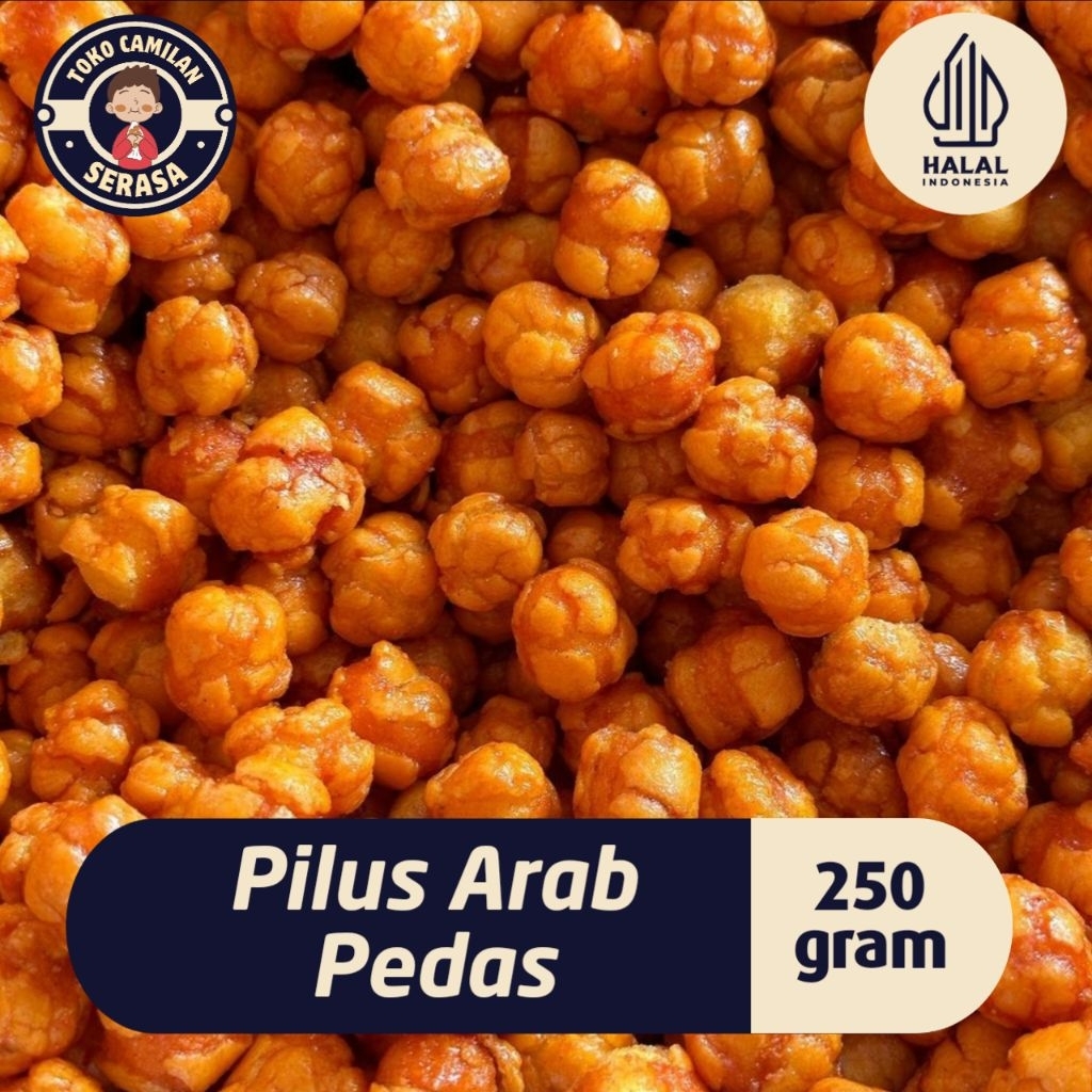 

Pilus Jagung Pedas Manis Kemasan 250 Gram Cemilan Kiloan Pilus Arab