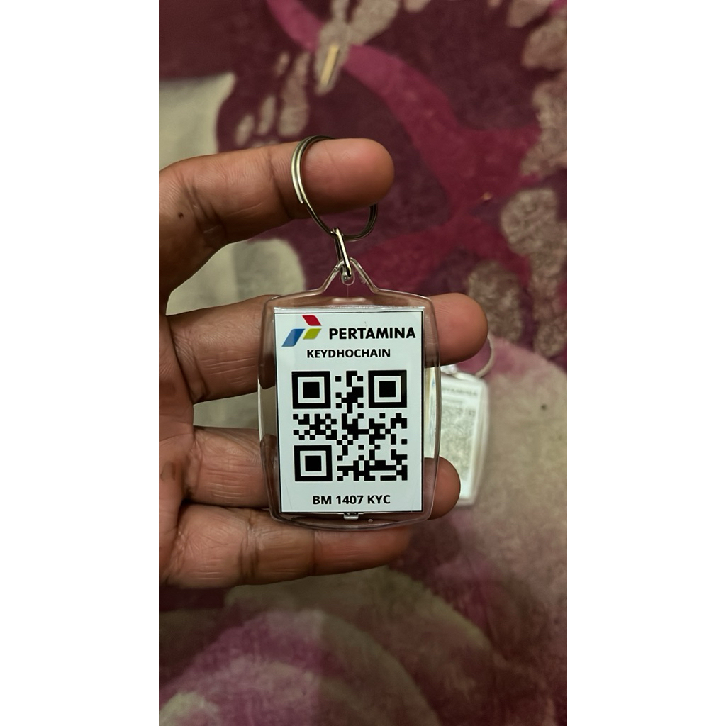 Gantungan Kunci Custom My pertamina