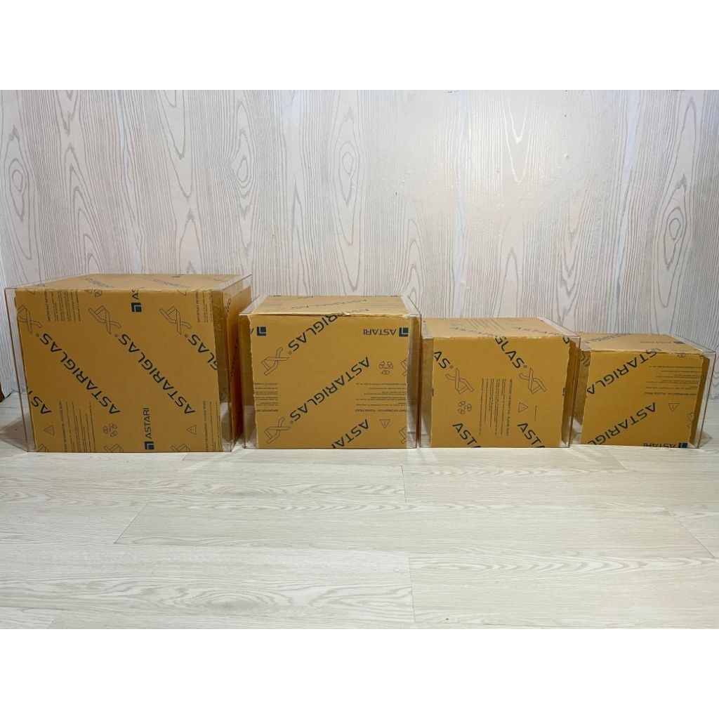 KOTAK HANTARAN/KOTAK SESERAHAN/KOTAK FULL AKRILIK/BOX HANTARAN 1 SET ISI 4