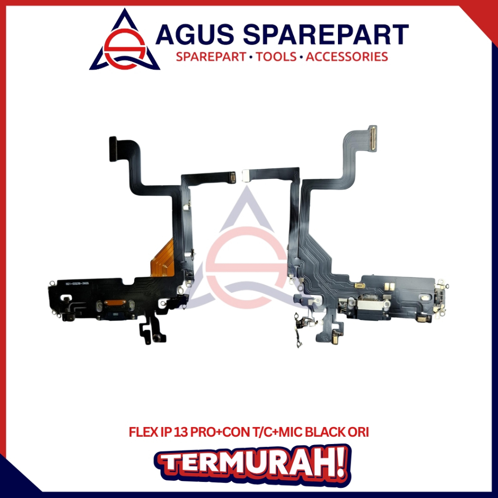 FLEXIBEL IPHONE 13 PRO + CONNECTOR CHARGER + MIC ORI