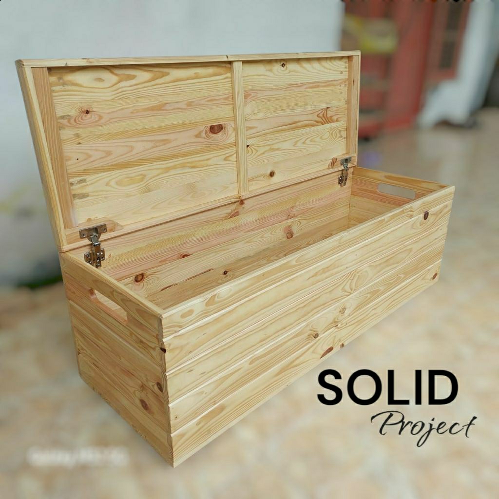 Box Peti Kayu Penyimpanan (100×40×40)