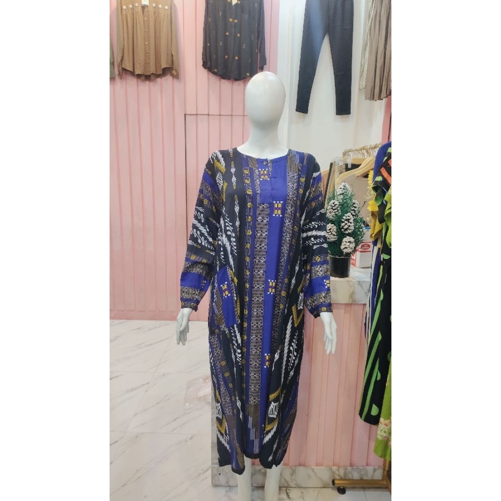 DASTER JUMBO LD 130 TANGAN PANJANG RAYON PREMIUM