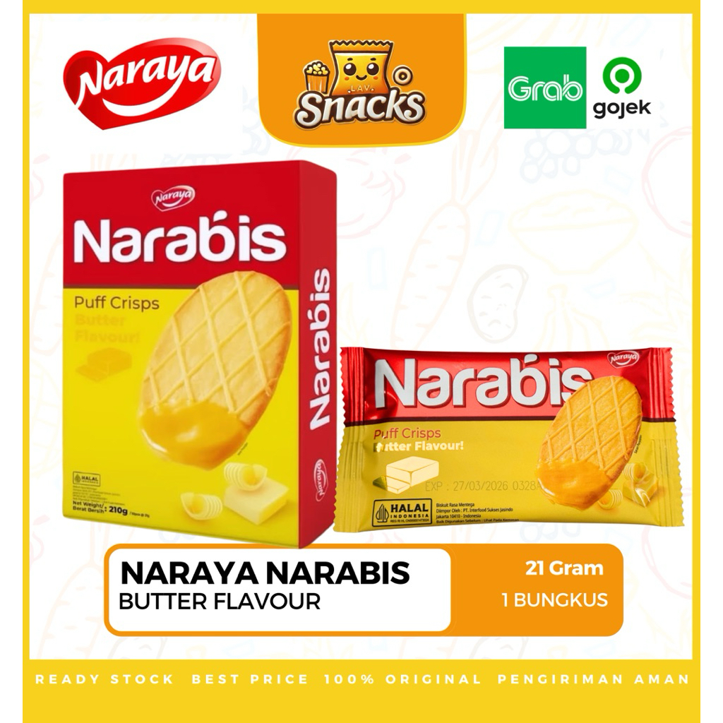 

Lav.snacks Naraya Narabis Crispy puffs 21 Gram