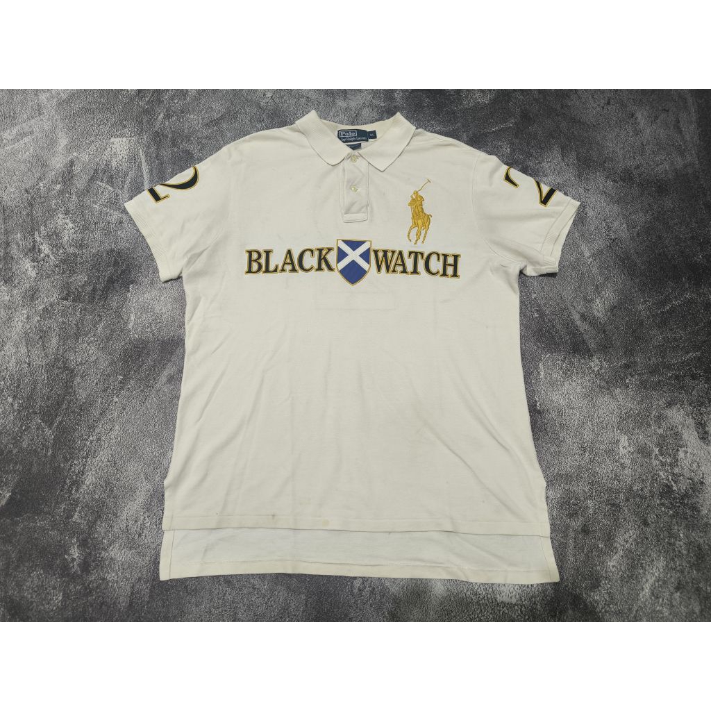Polo Shirt by Ralph Lauren Blackwatch series White XL