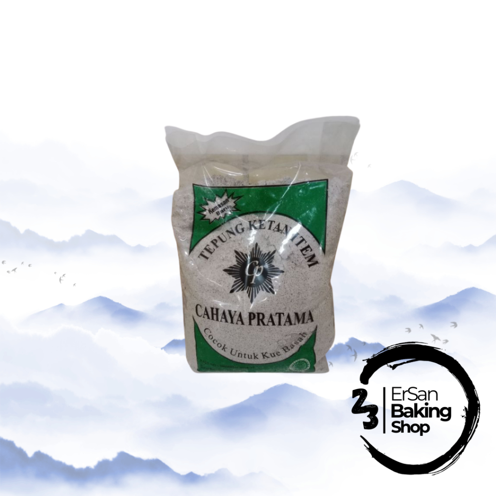

Tepung Ketan Hitam/Tepung Pulut Hitam/Tepung Ketan Hitam CP bolu lumer TKH Cahaya Pratama 250gr