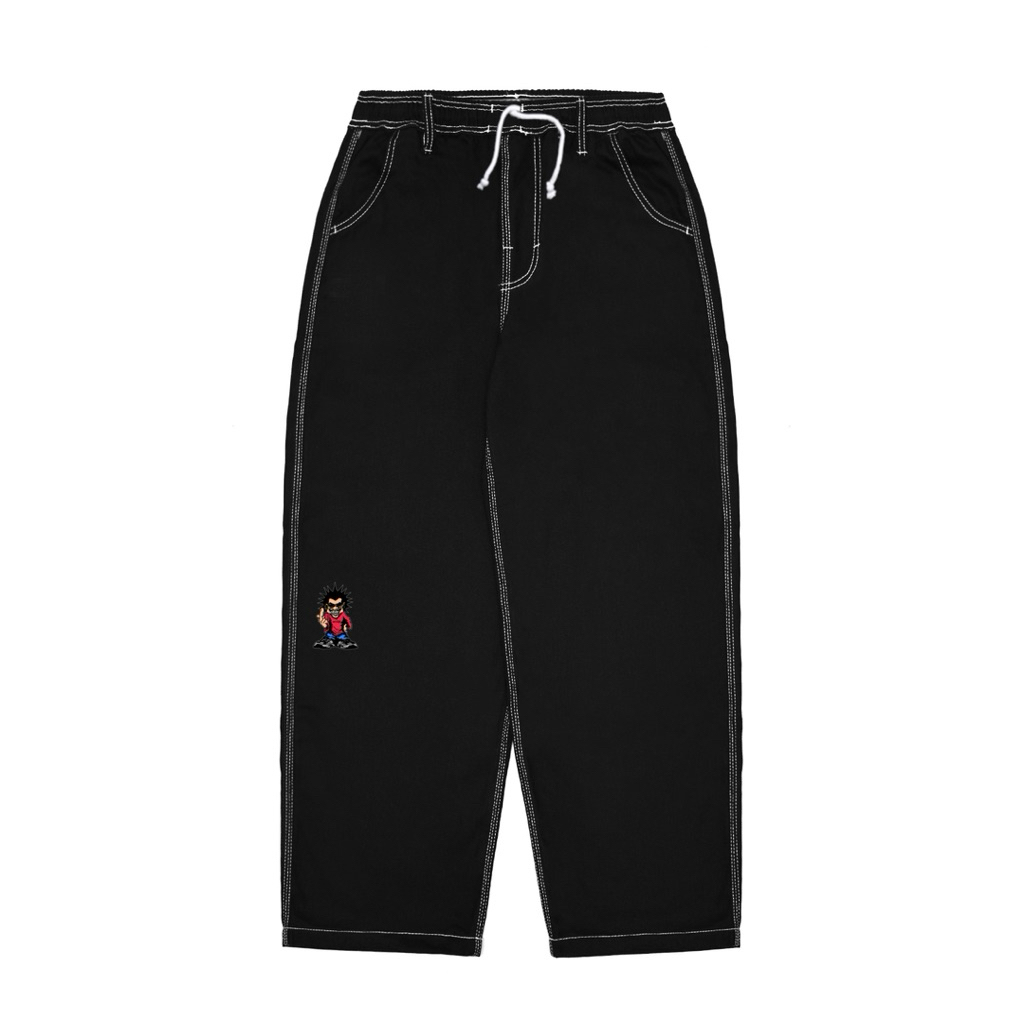 Satisfaction Baggy Pants VIOLENCE Black