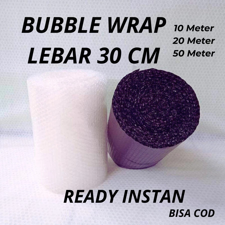 

Plastik Bubble / Bubble wrap 10 meter x 30 cm