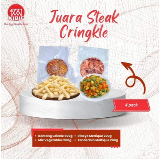

Sale 7.7 Juara Steak Crinckle