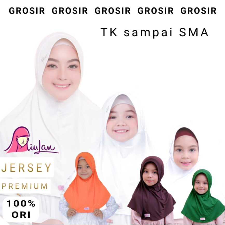 MIULAN BERGO WARNA ANAK SEKOLAH - PUTIH COKLAT PRAMUKA ORANGE DARK GREEN MERAH HITAM BPL M T L AMAND