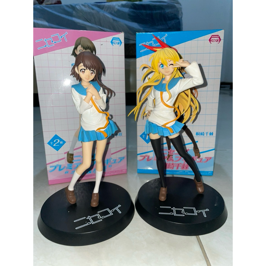 Action Figure Kirisaki chitoge dan Kosaki Onodera set Anime Nisekoi ORI SEGA